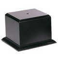 Satin Black Bowl or Cup Platform Base (3 1/8"x3 1/8"x2 3/4")